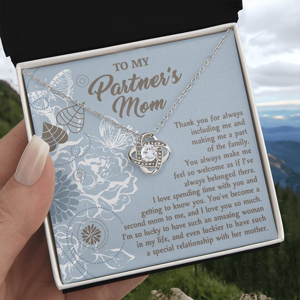 To My Partner's Mom Necklace