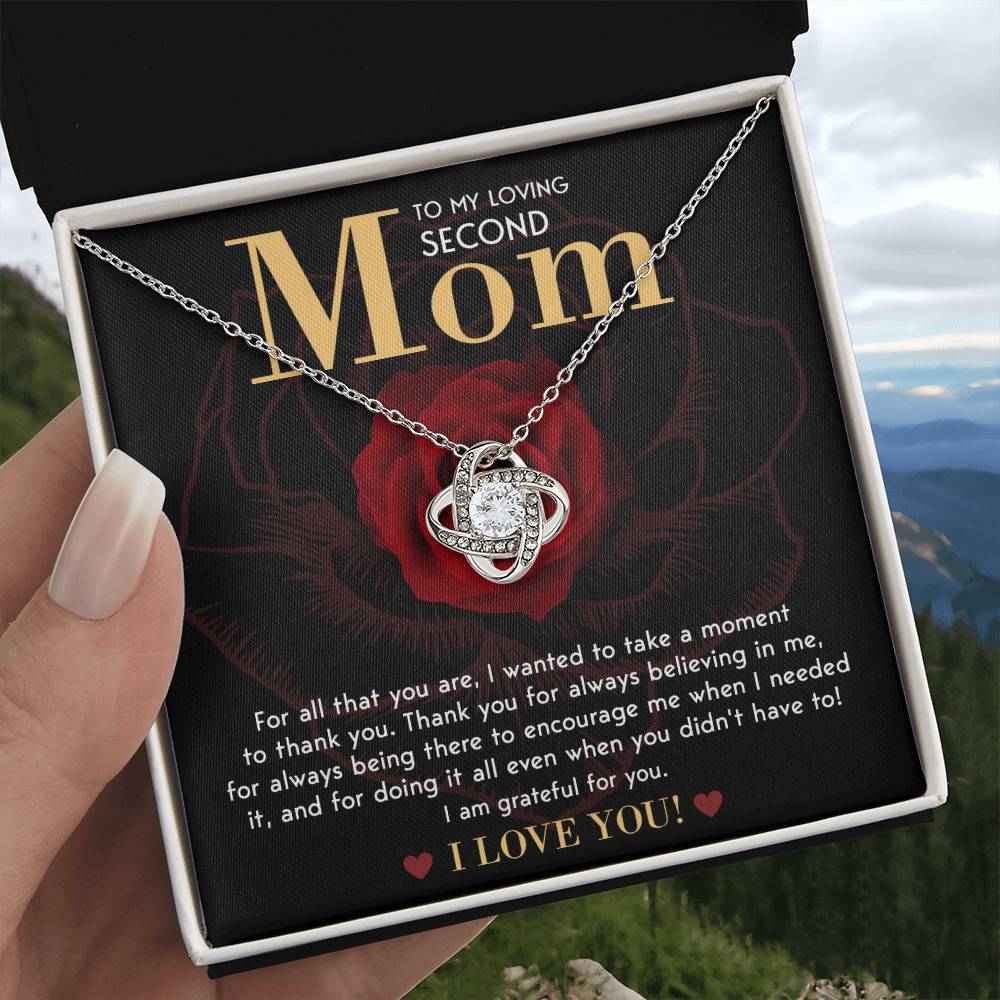 To My Loving Second Mom Necklace