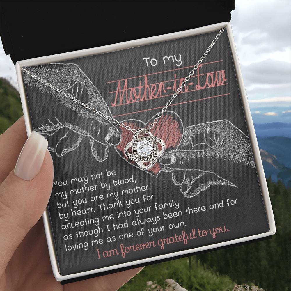 Mother-In-Law-Mother Forever Grateful Necklace