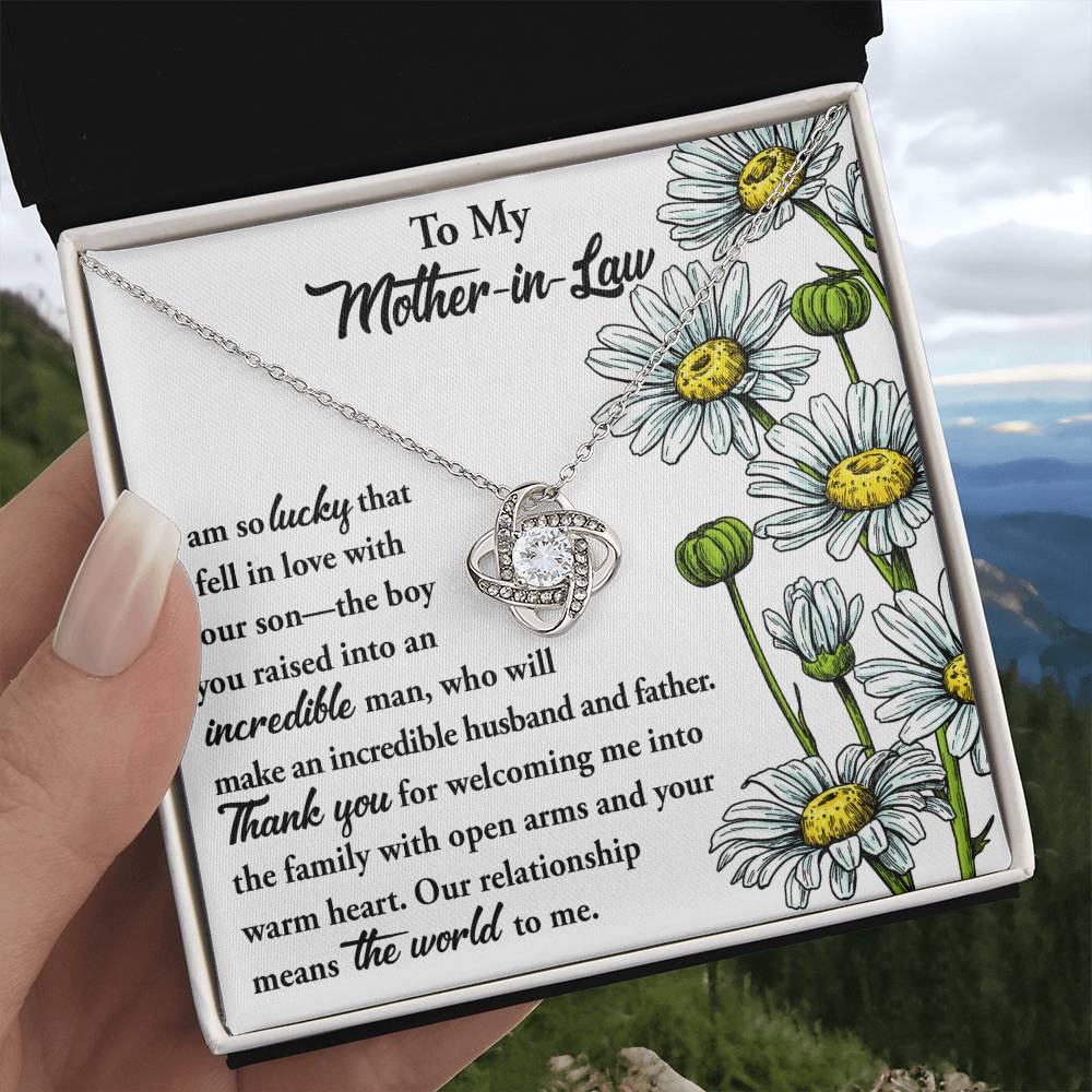 To my incredible Mother-In-Law Necklace
