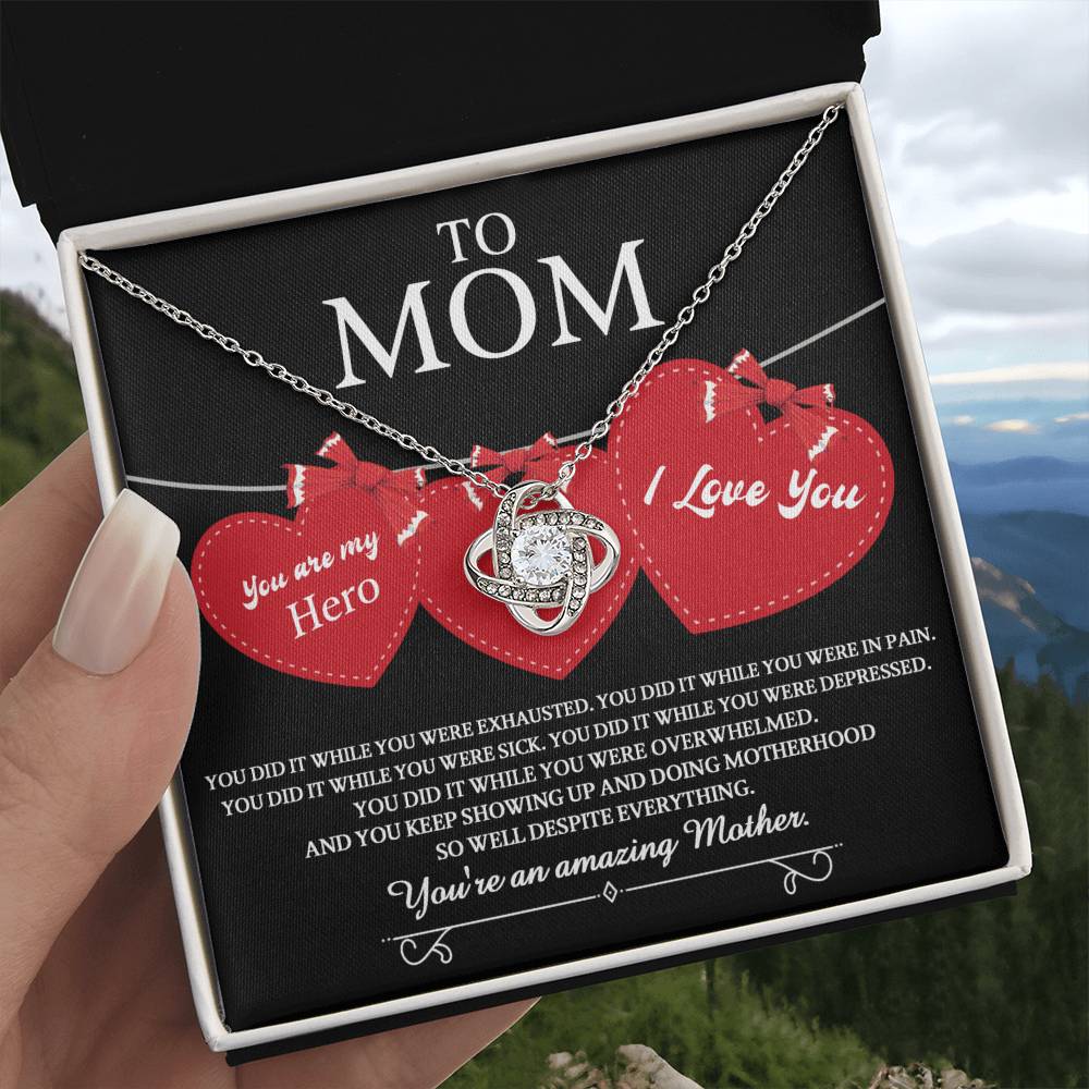 To my Mom, You did it Necklace