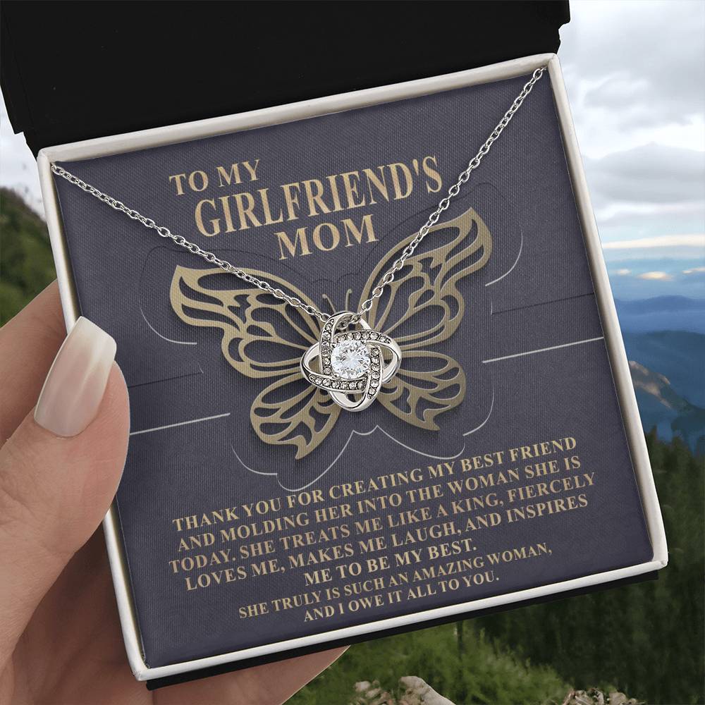 To My Girlfriend's Mom Thank you Necklace