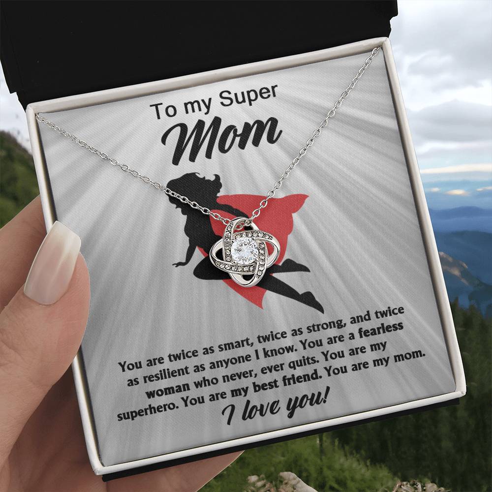 To my super mom, A Fearless Woman Necklace