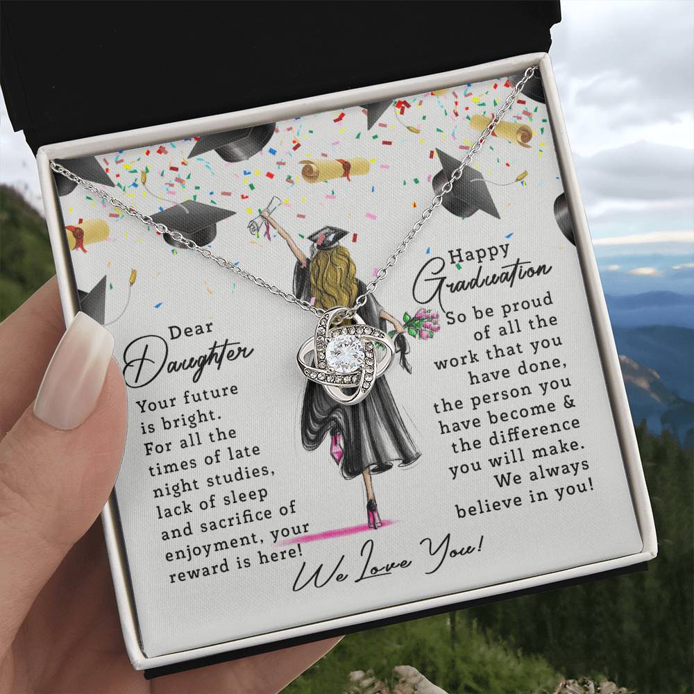 Dear Daughter Happy Graduation Necklace