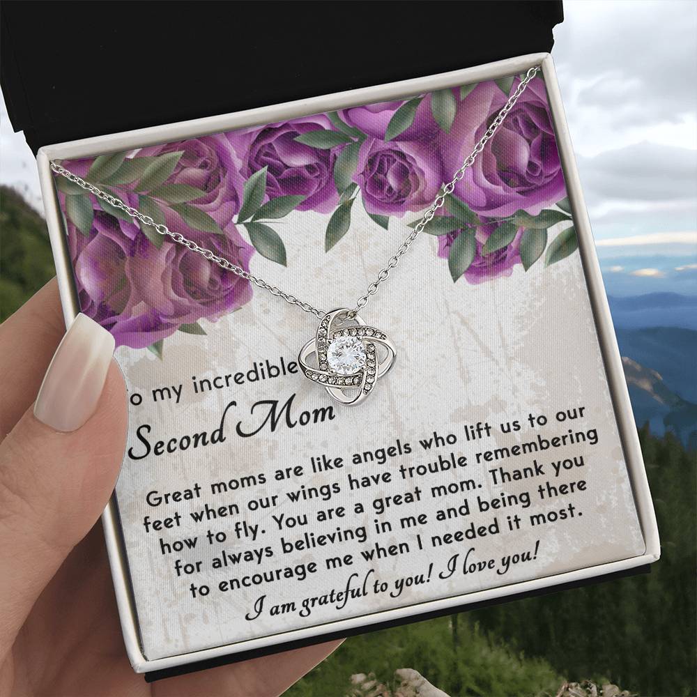 To My Incredible Second Mom Necklace