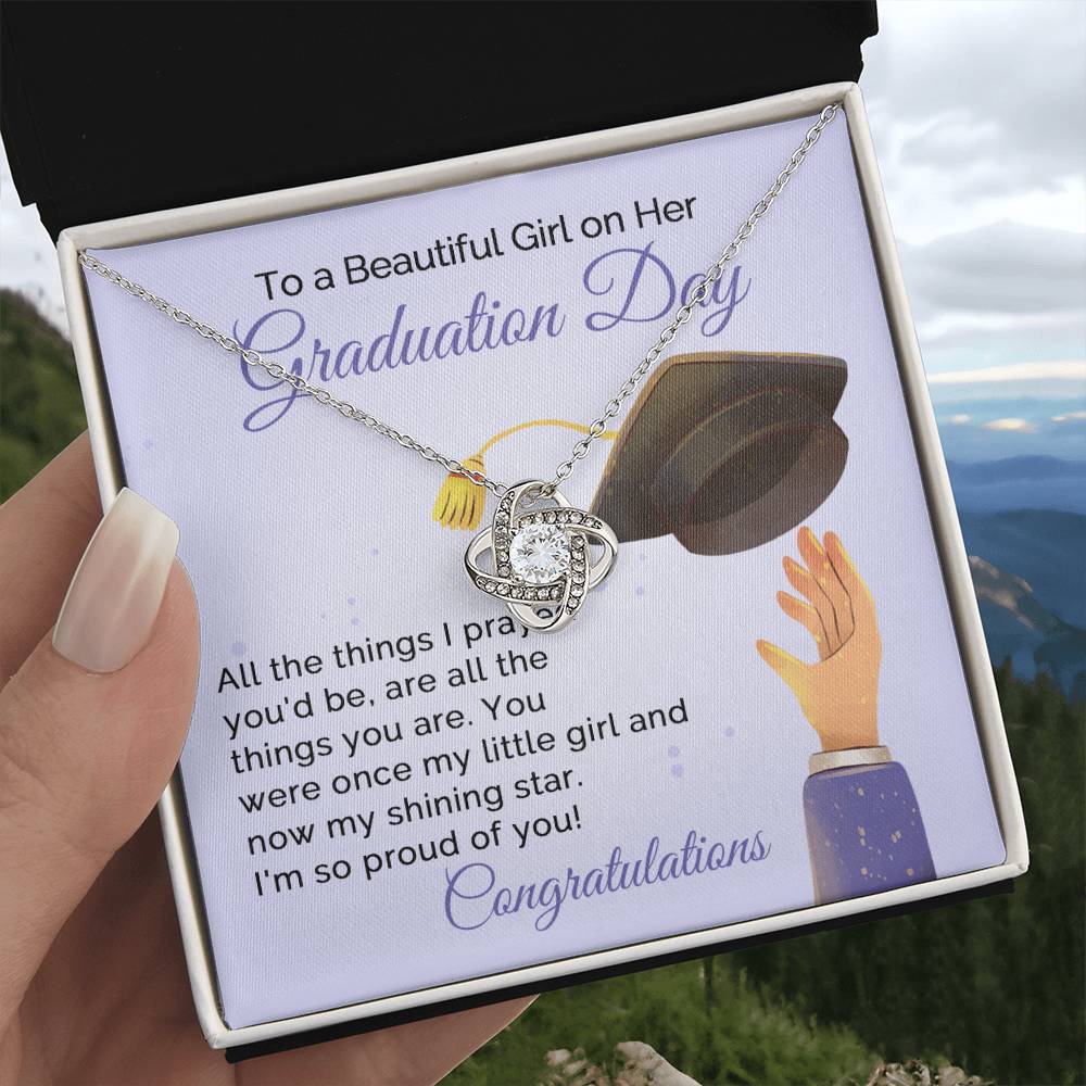 To a Beautiful Girl on her Graduation Day Necklace