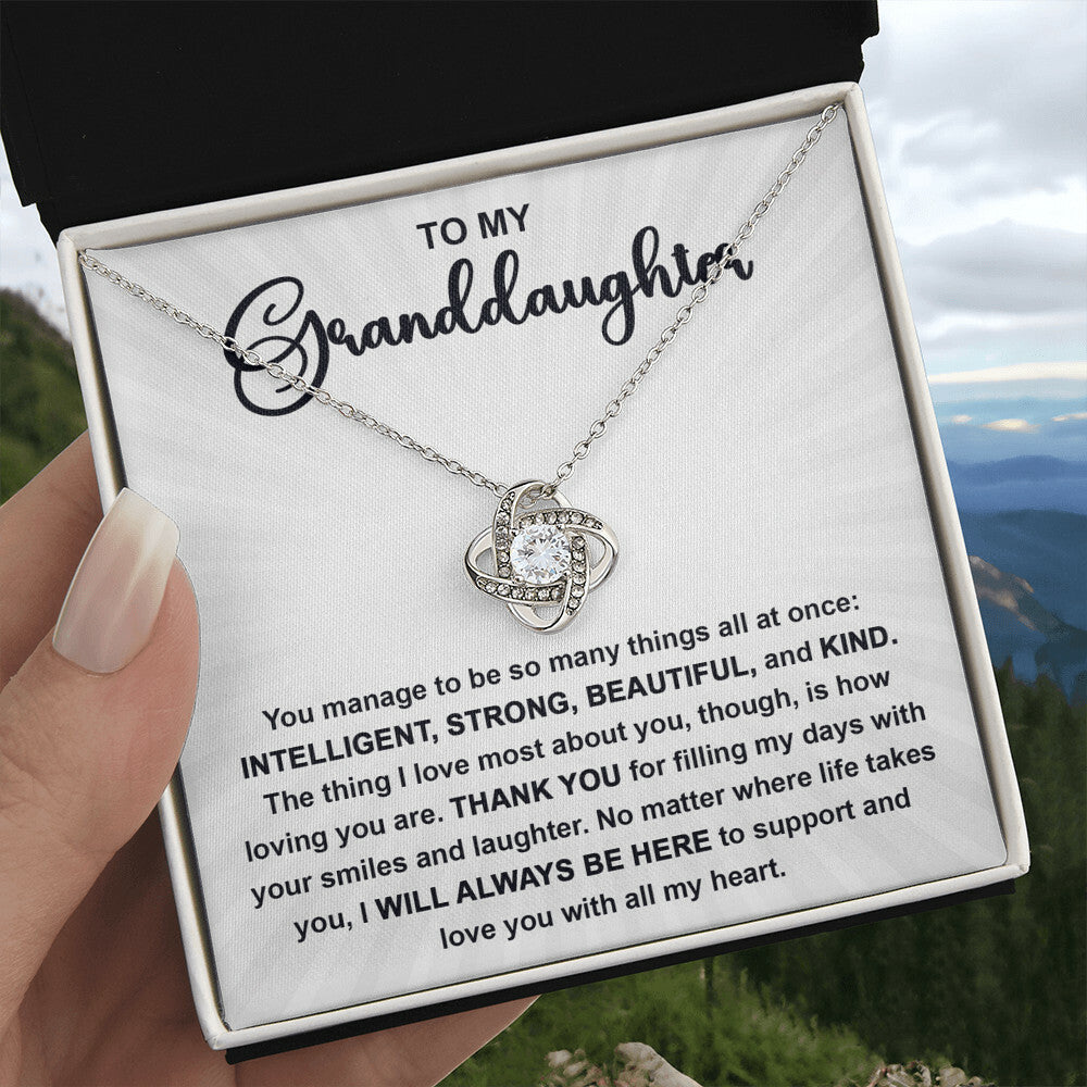 Granddaughter-The Thing Love Knot Necklace