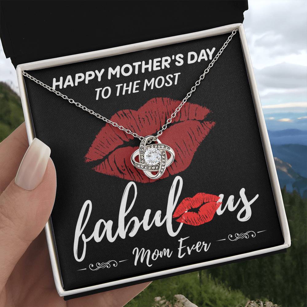 Happy Mother's Day To the Most Fabulous mom Necklace