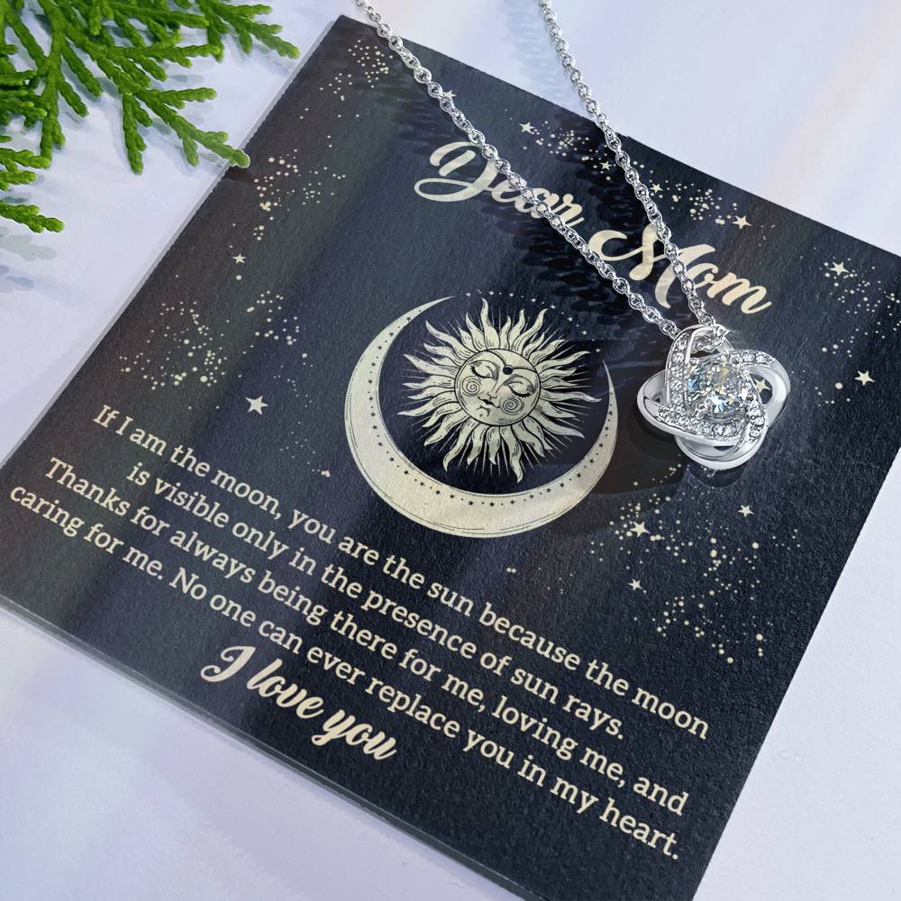 Dear Mom Moon Necklace