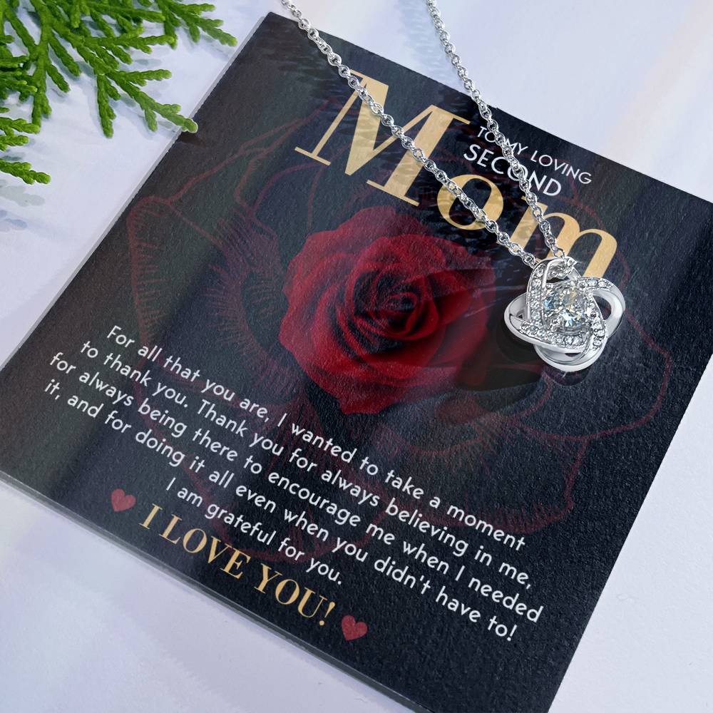 To My Loving Second Mom Necklace