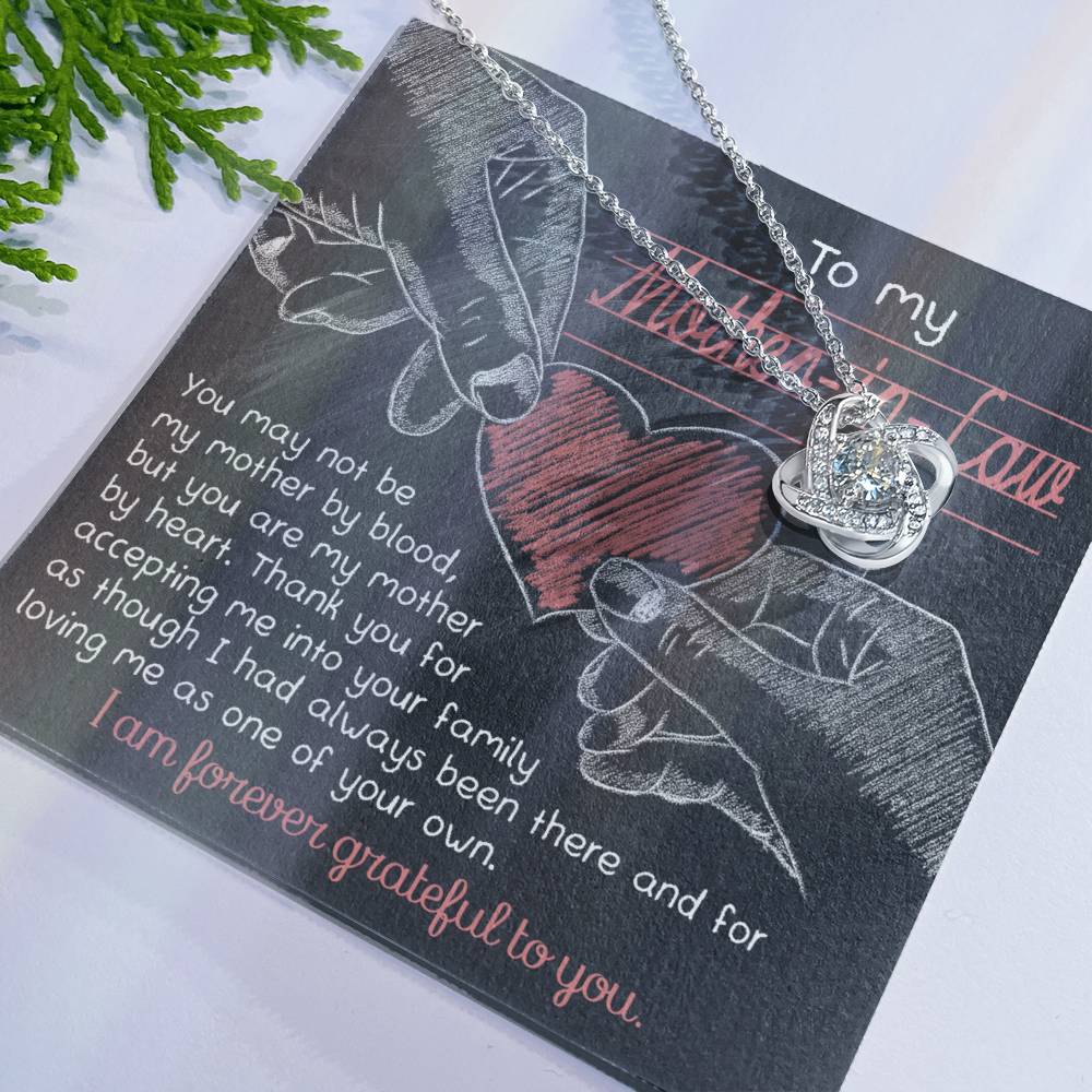 Mother-In-Law-Mother Forever Grateful Necklace