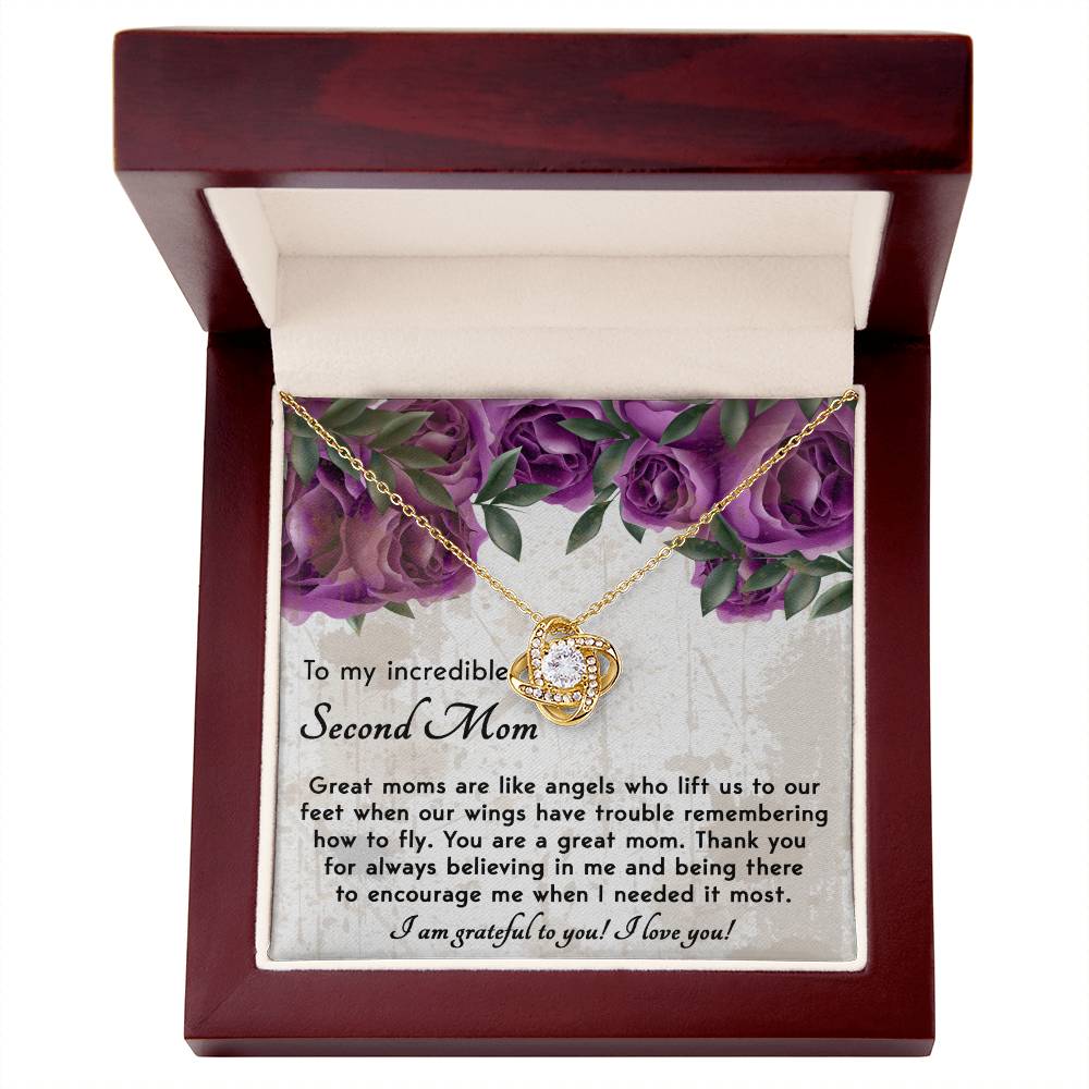 To My Incredible Second Mom Necklace