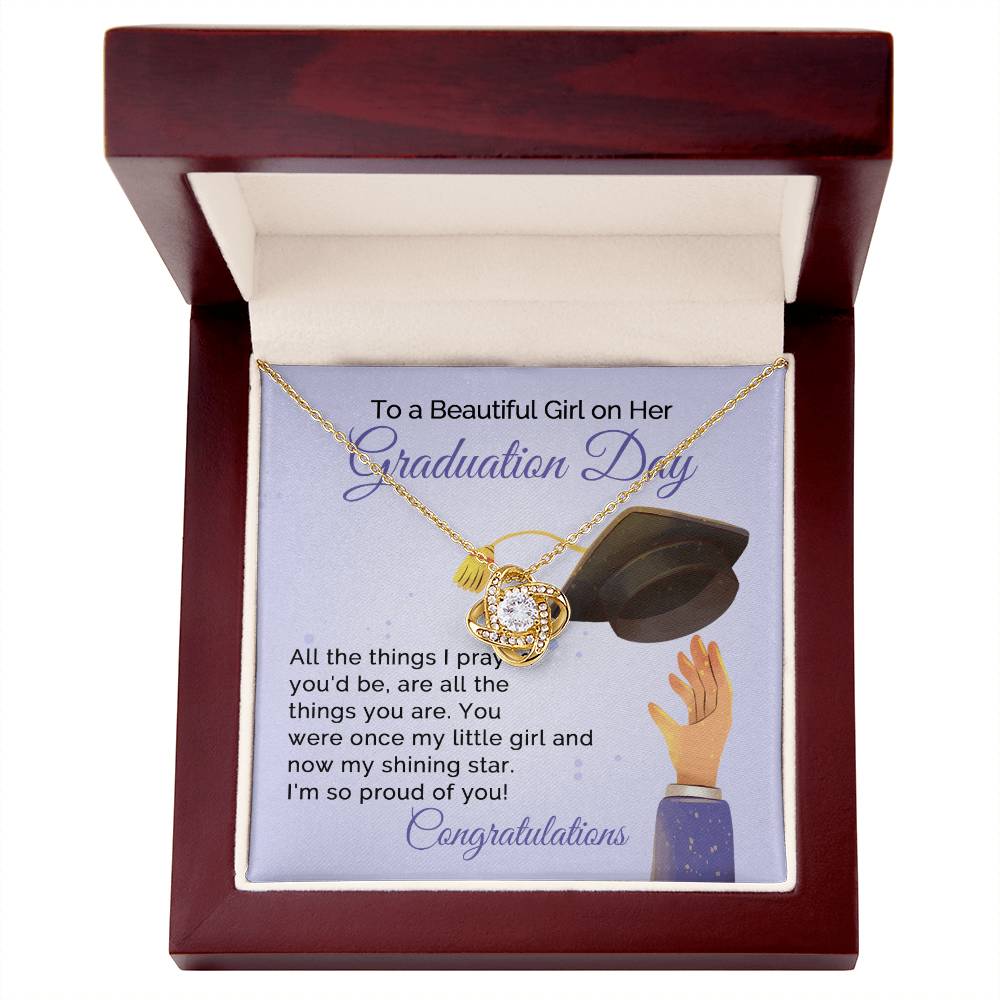 To a Beautiful Girl on her Graduation Day Necklace