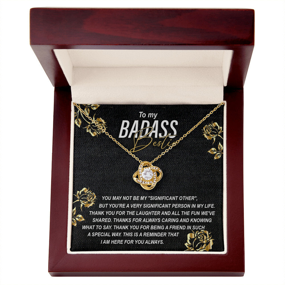 To my Badass Bestie Necklace