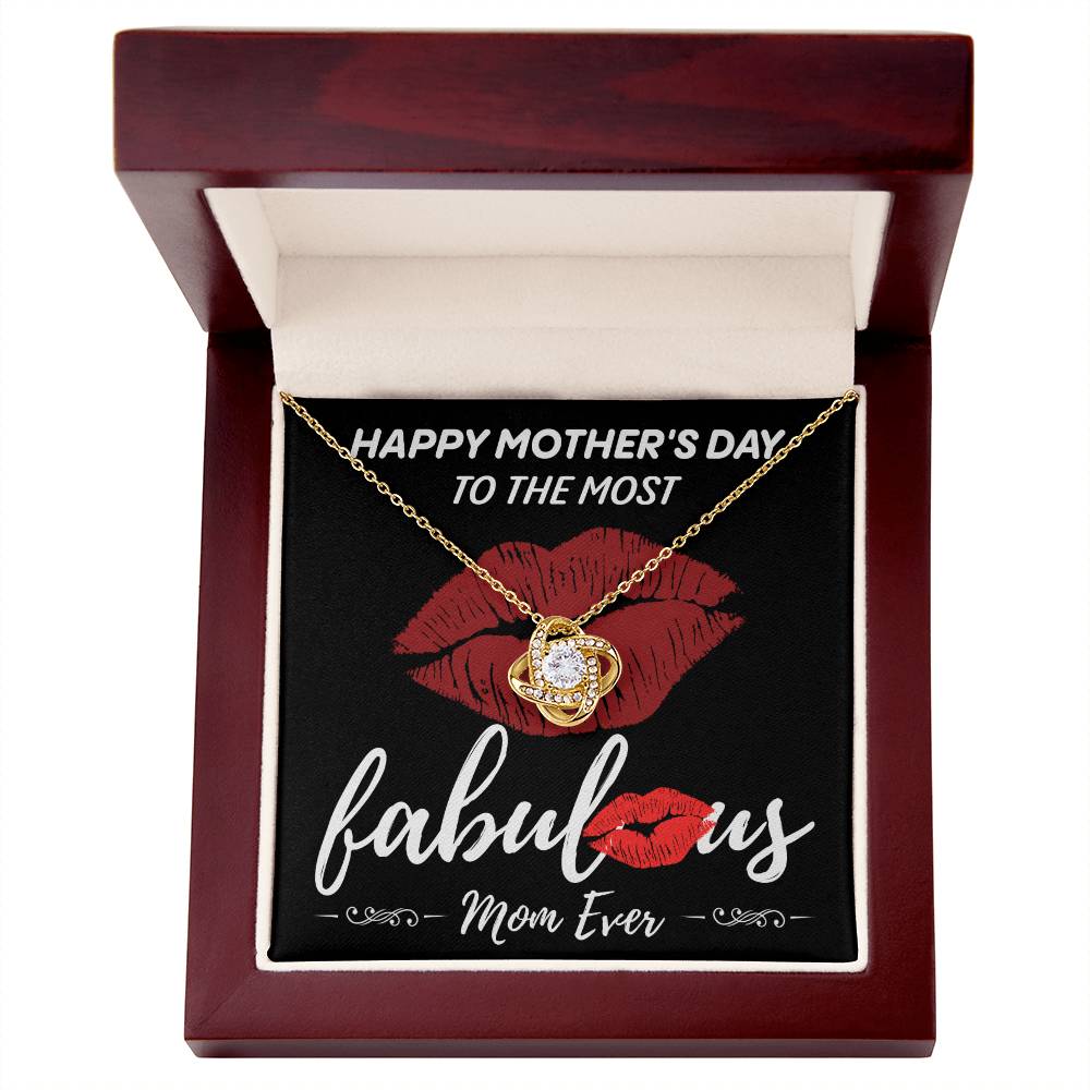 Happy Mother's Day To the Most Fabulous mom Necklace