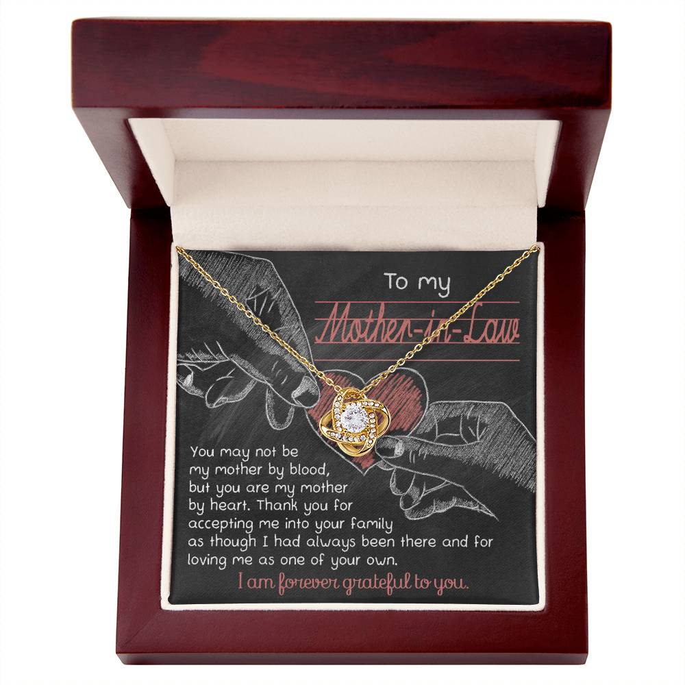 Mother-In-Law-Mother Forever Grateful Necklace