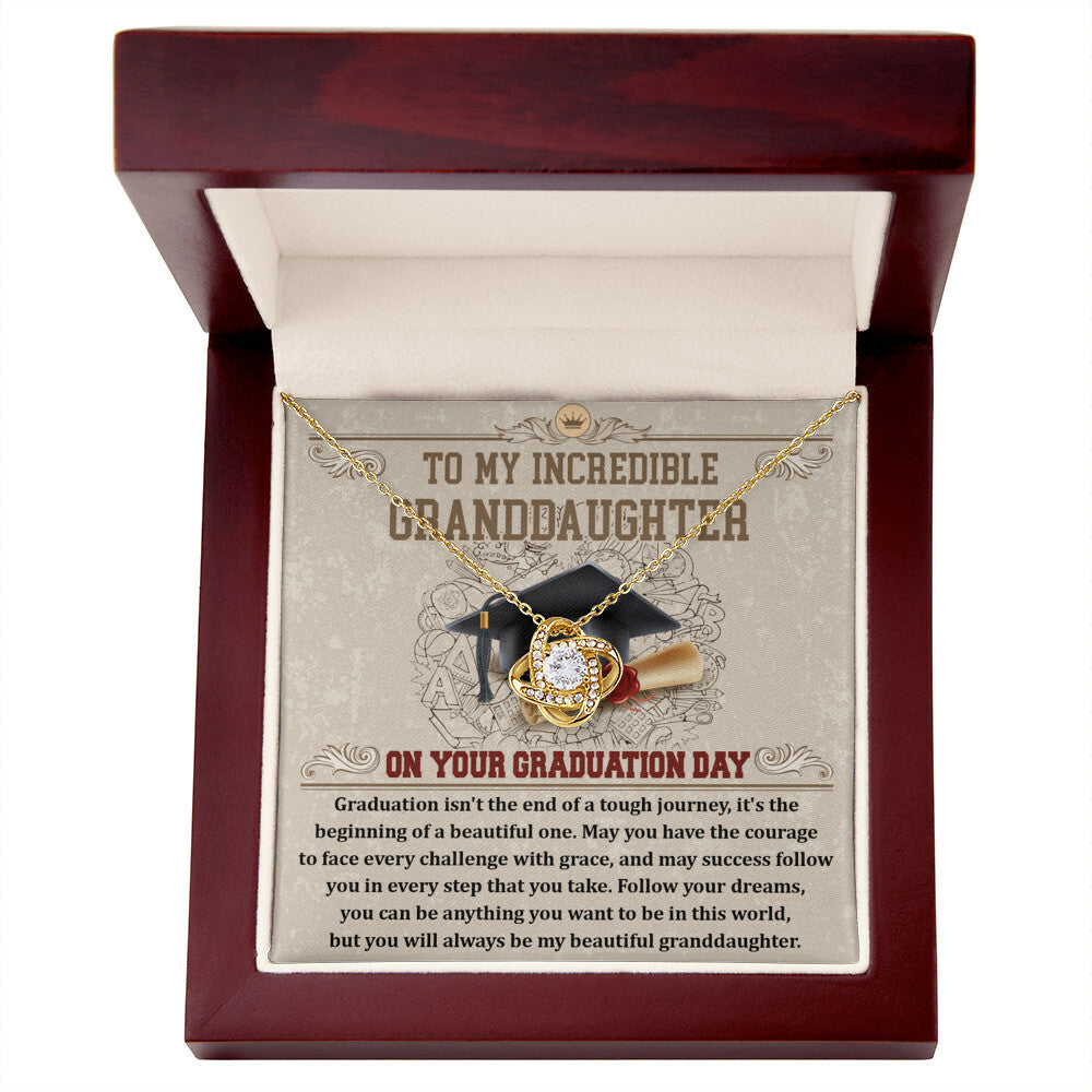 To my incredible Granddaughter Necklace