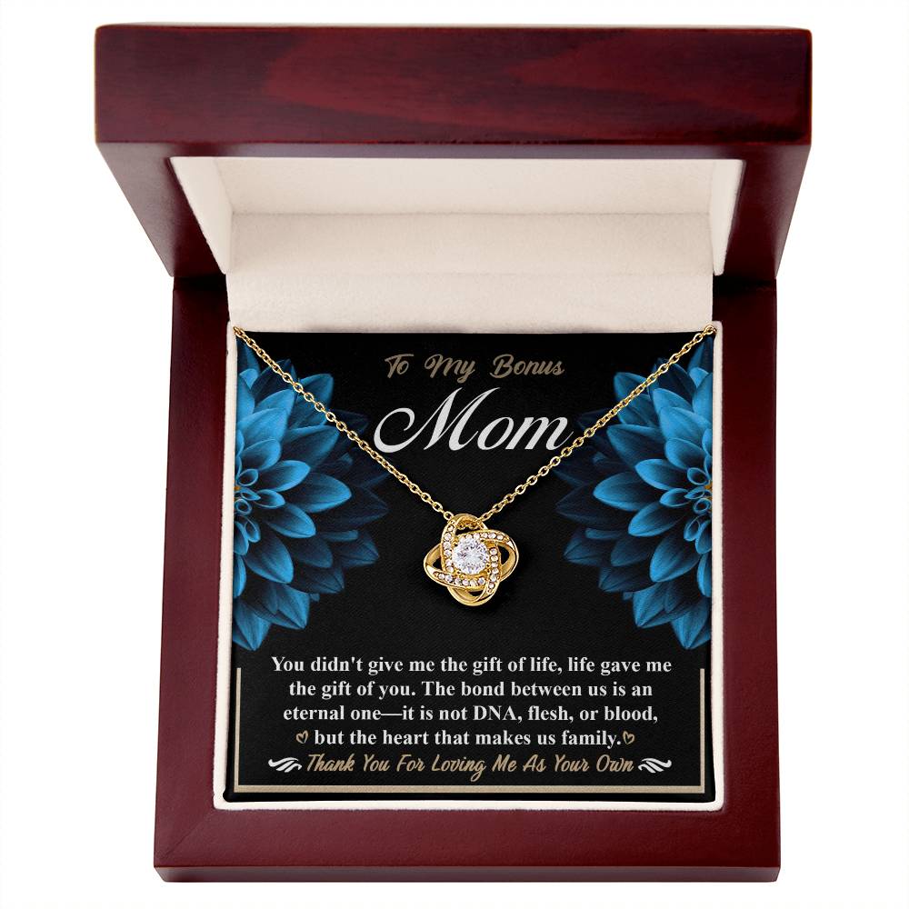 To My Bonus Mom Thank you Necklace