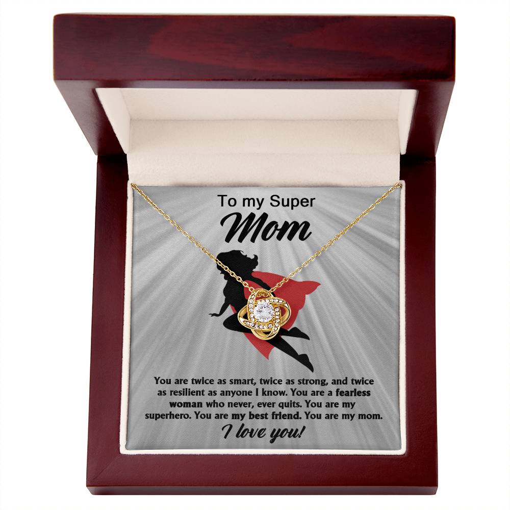 To my super mom, A Fearless Woman Necklace