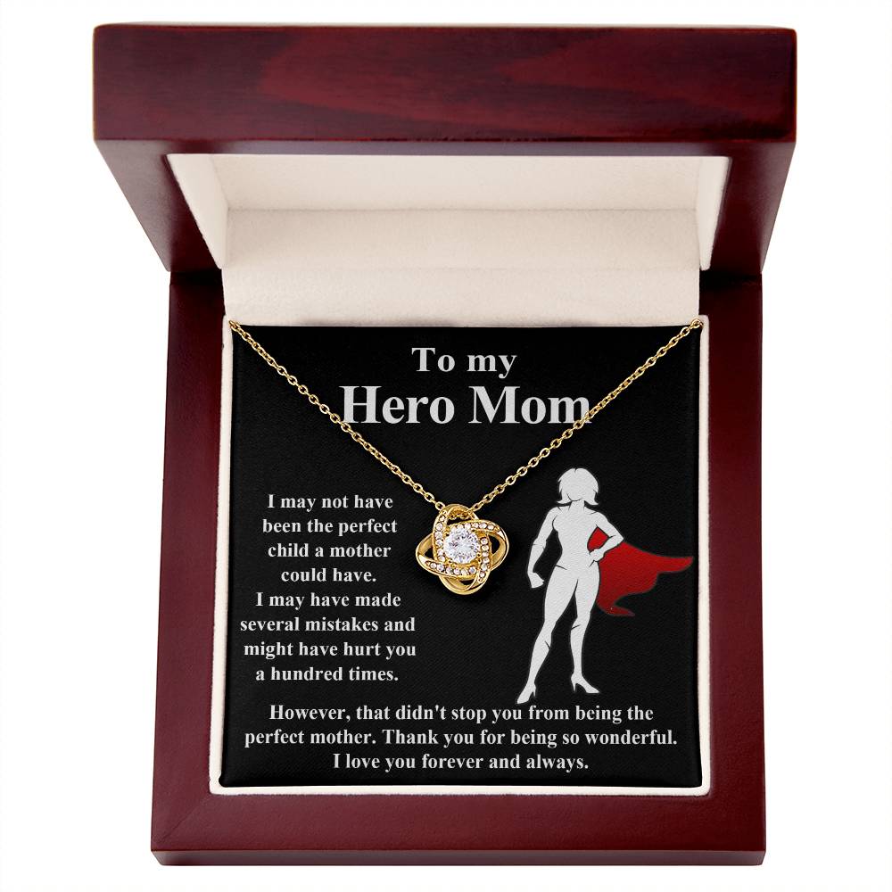To my Hero Mom Necklace