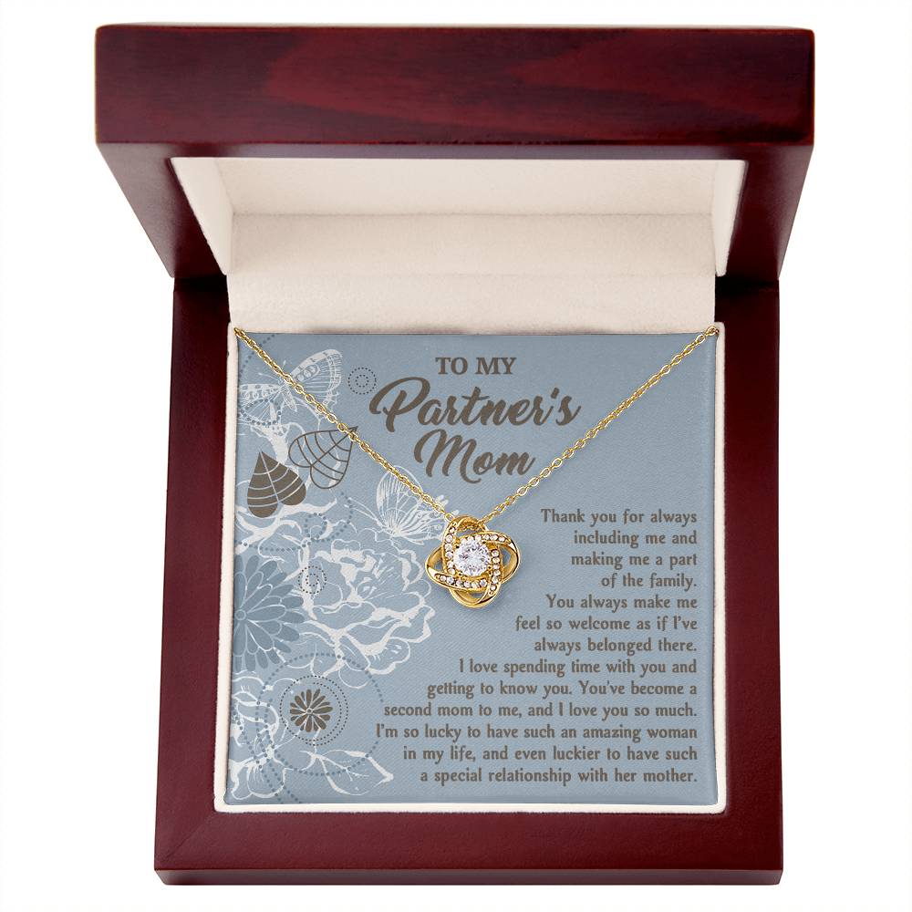 To My Partner's Mom Necklace
