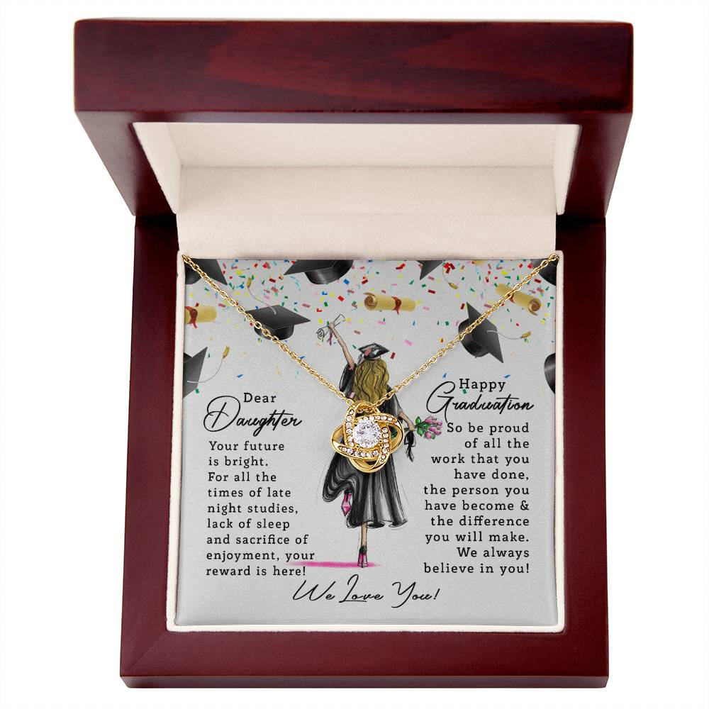 Dear Daughter Happy Graduation Necklace