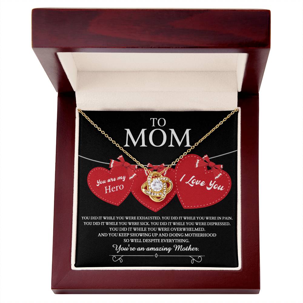 To my Mom, You did it Necklace