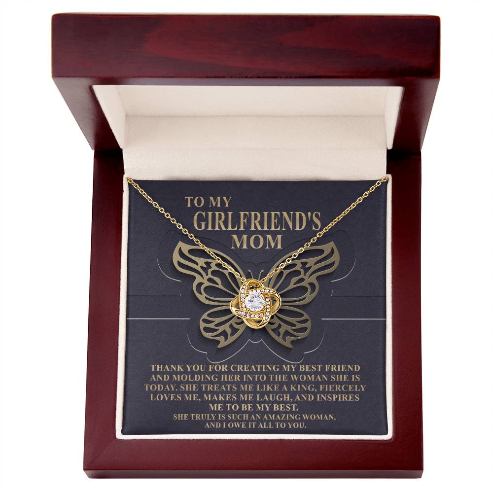 To My Girlfriend's Mom Thank you Necklace