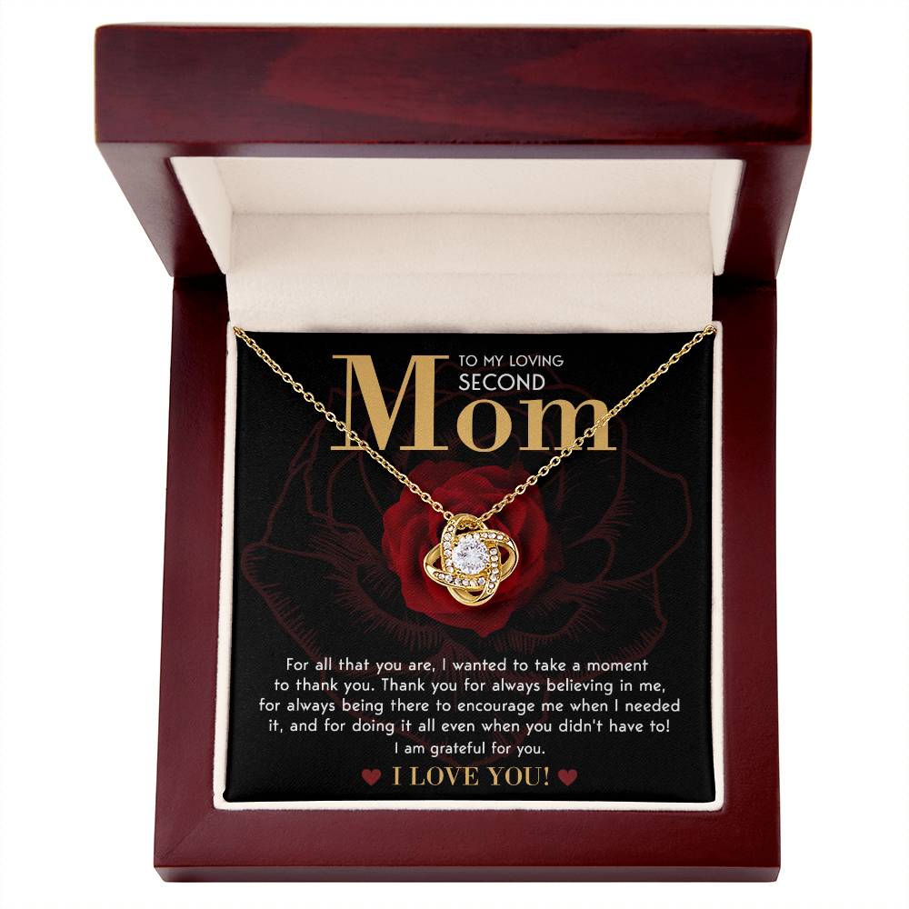 To My Loving Second Mom Necklace