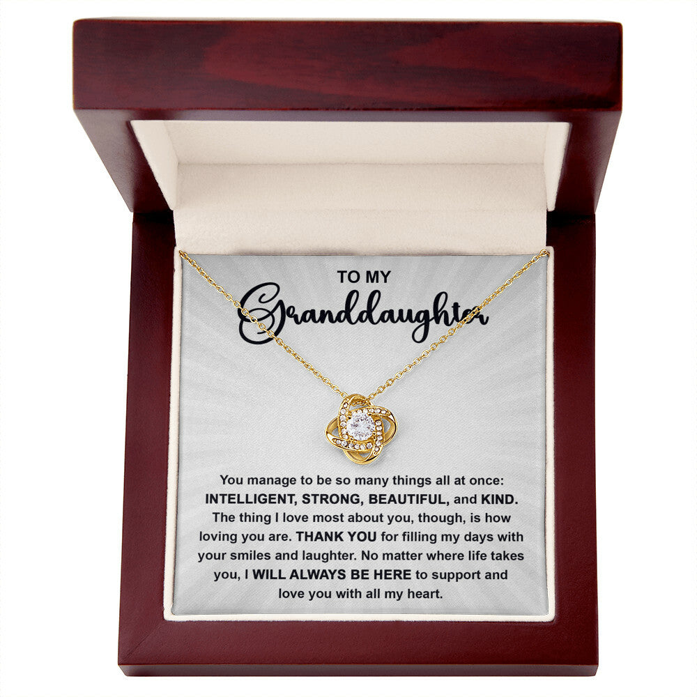 Granddaughter-The Thing Love Knot Necklace
