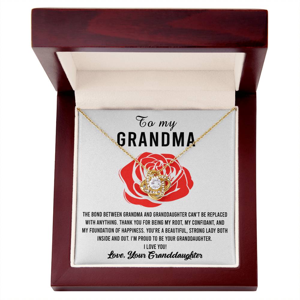 To My Grandma Strong Lady Necklace