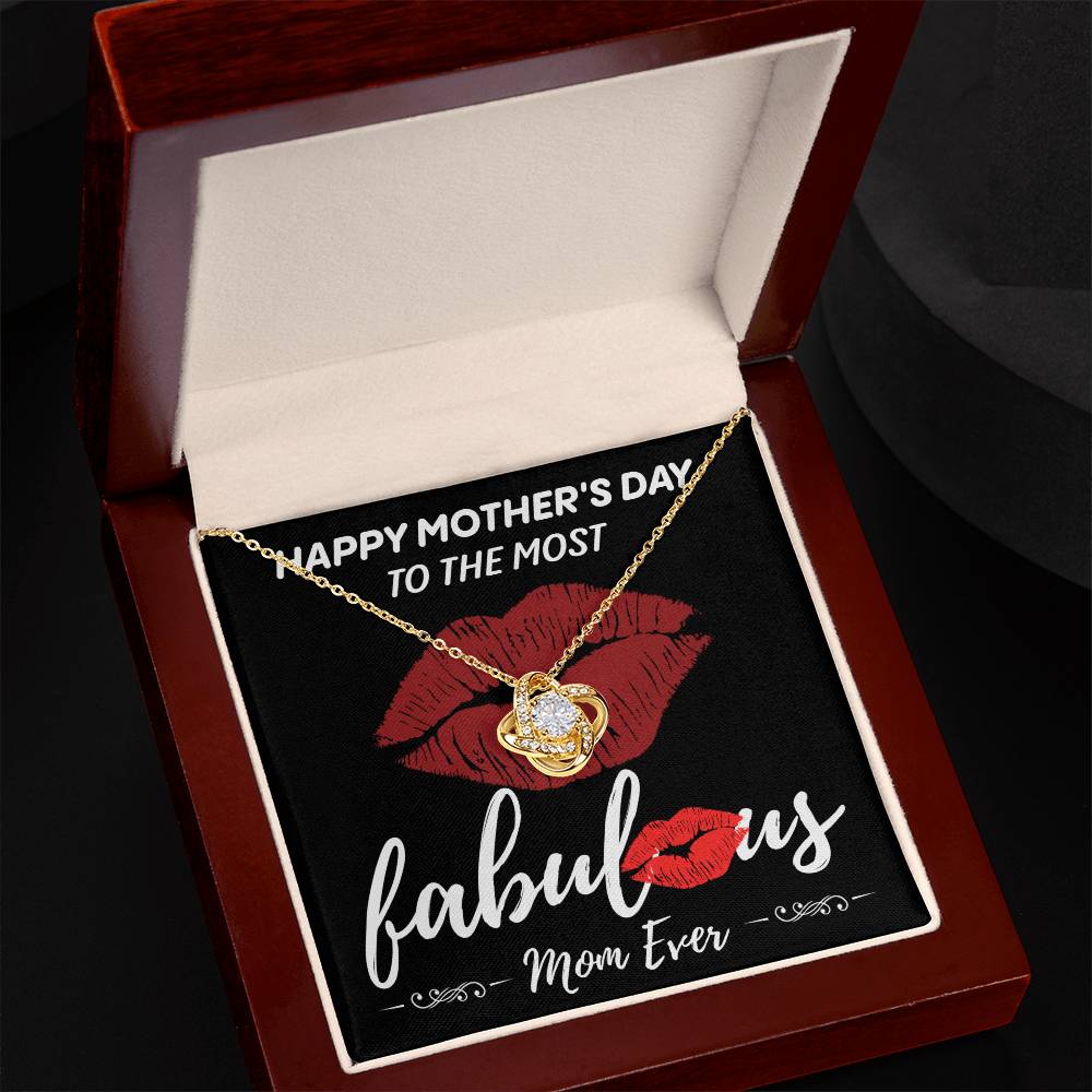 Happy Mother's Day To the Most Fabulous mom Necklace