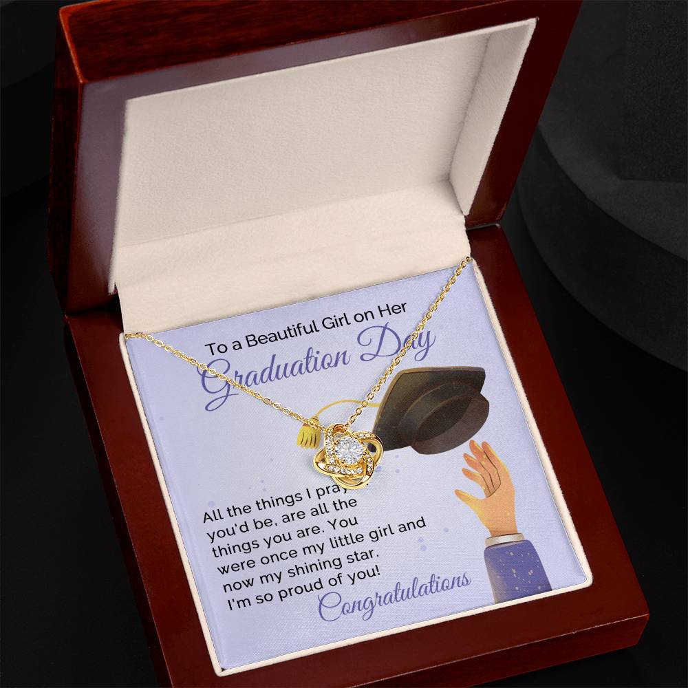To a Beautiful Girl on her Graduation Day Necklace