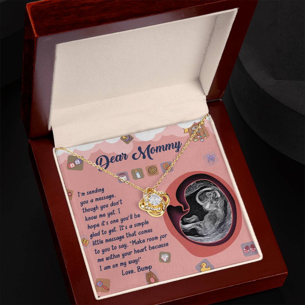Dear Mommy I am on my way Necklace
