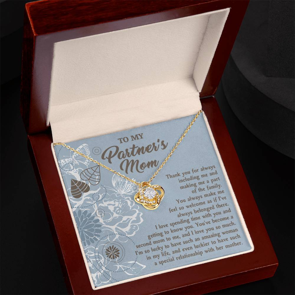 To My Partner's Mom Necklace