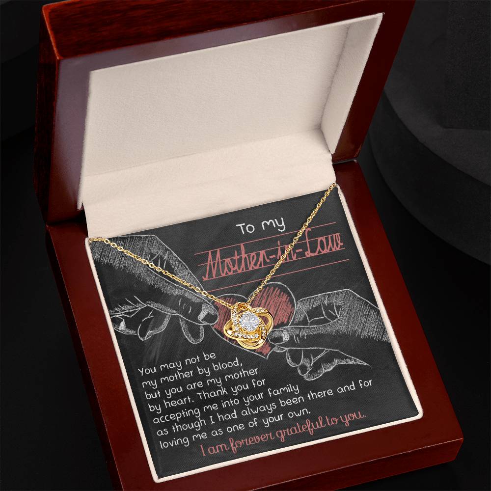 Mother-In-Law-Mother Forever Grateful Necklace