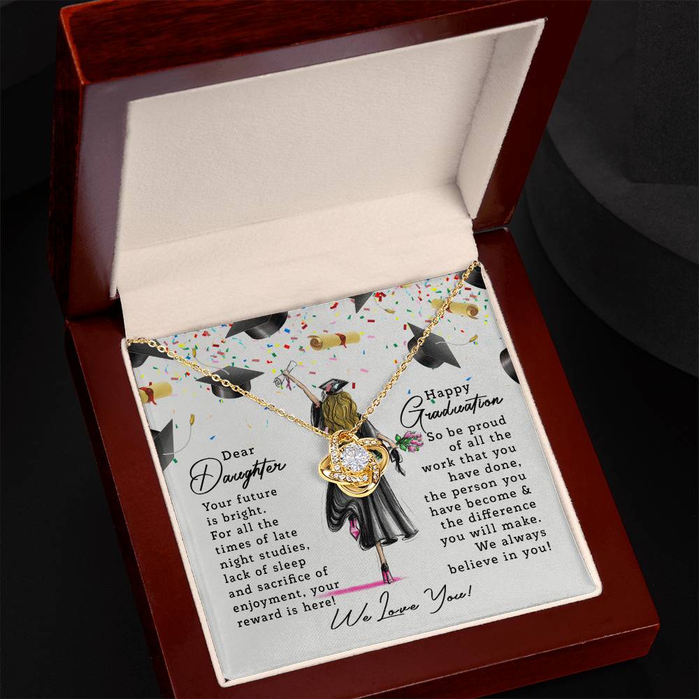 Dear Daughter Happy Graduation Necklace