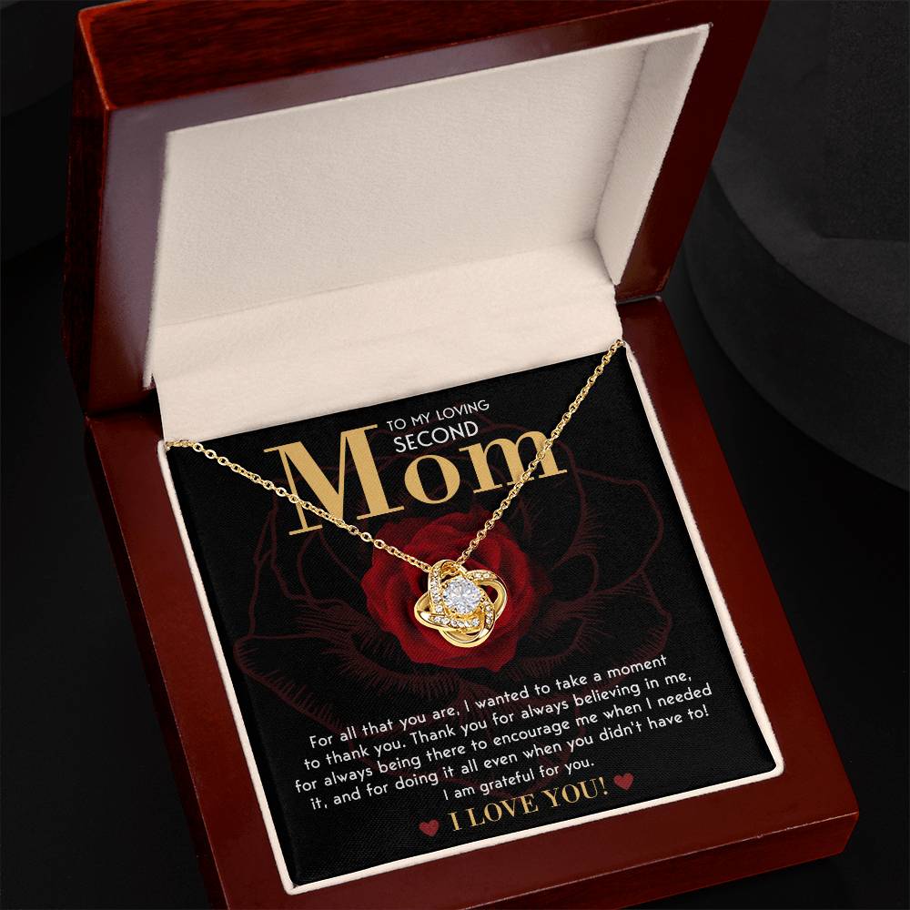 To My Loving Second Mom Necklace