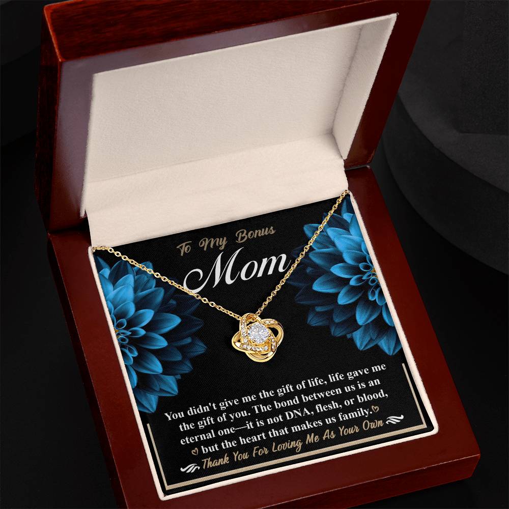 To My Bonus Mom Thank you Necklace