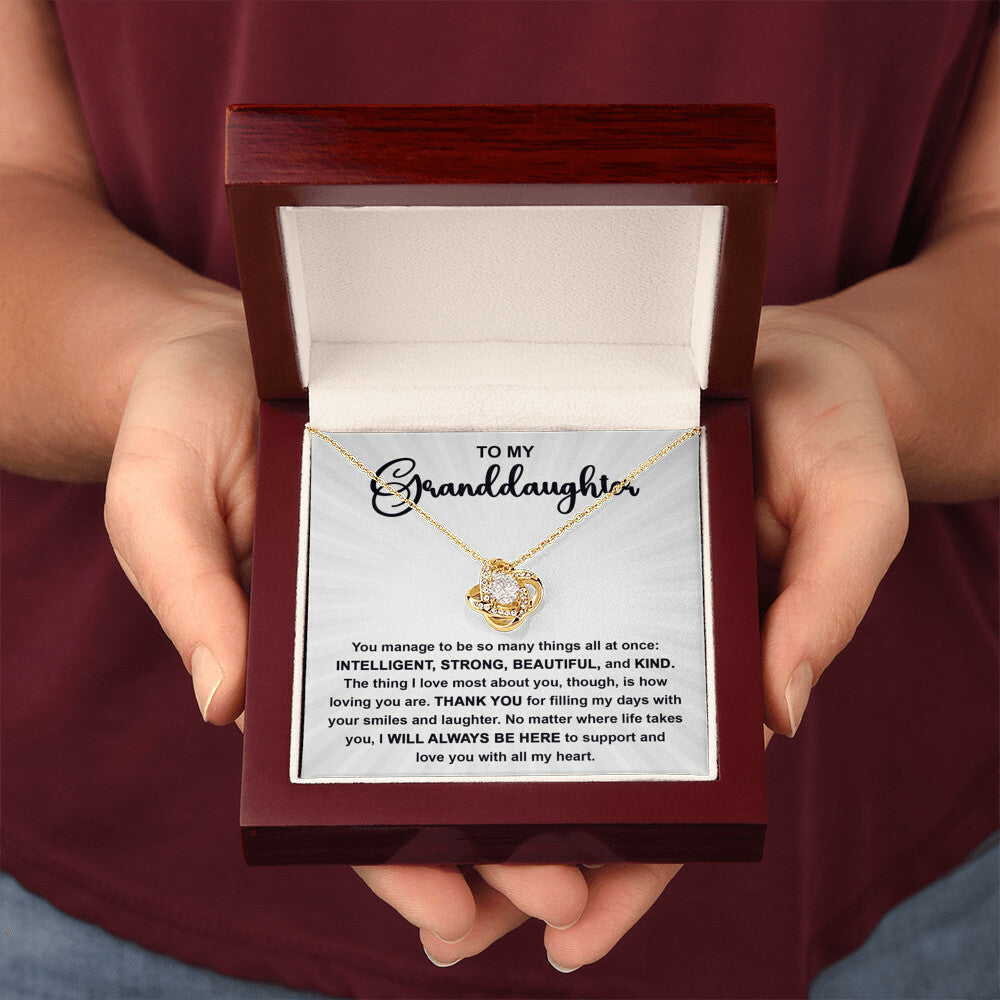 Granddaughter-The Thing Love Knot Necklace