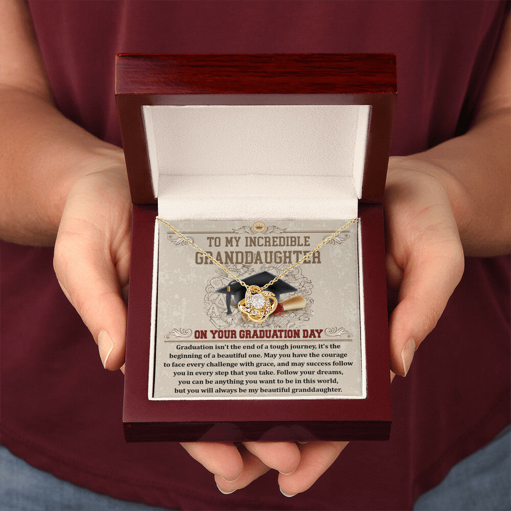 To my incredible Granddaughter Necklace