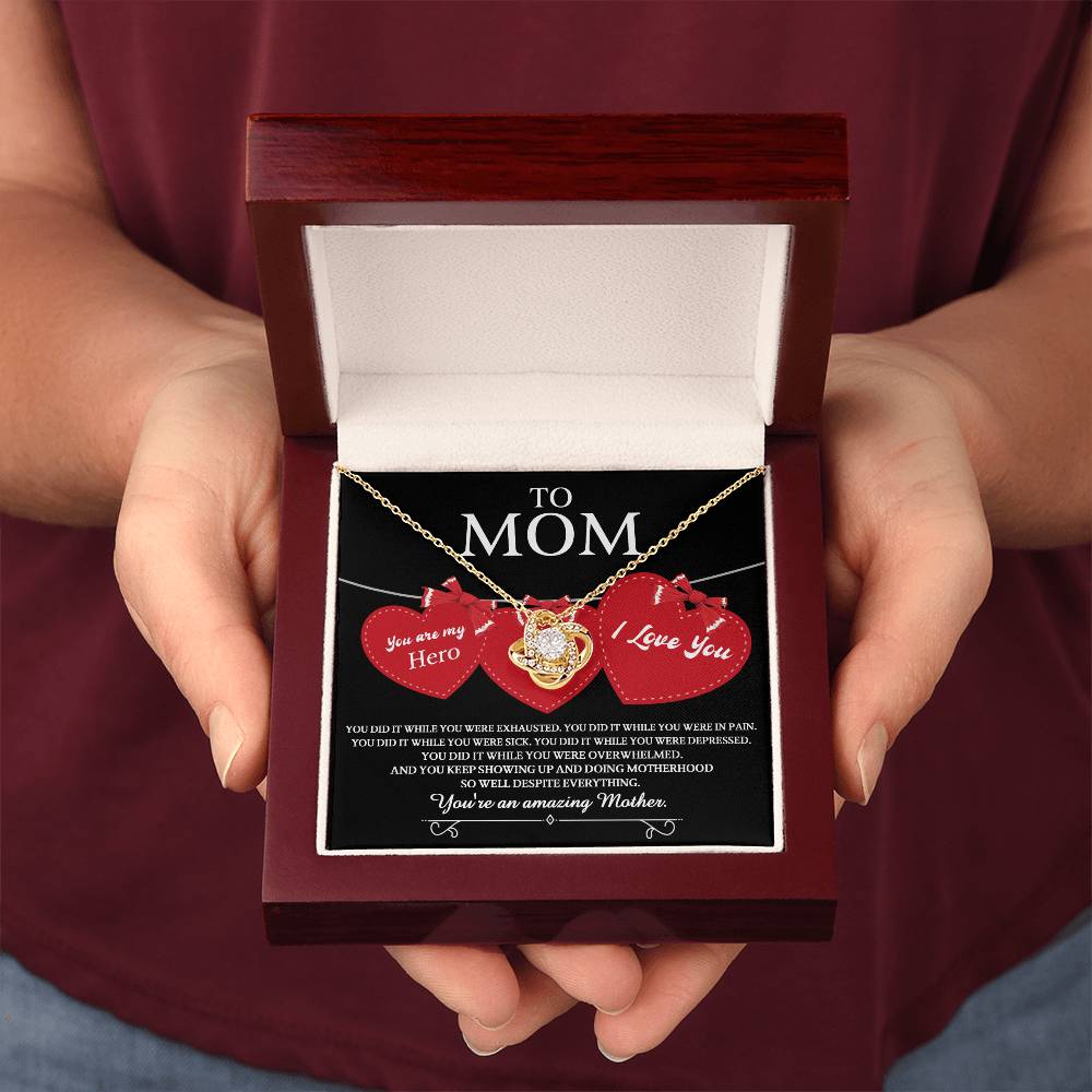 To my Mom, You did it Necklace