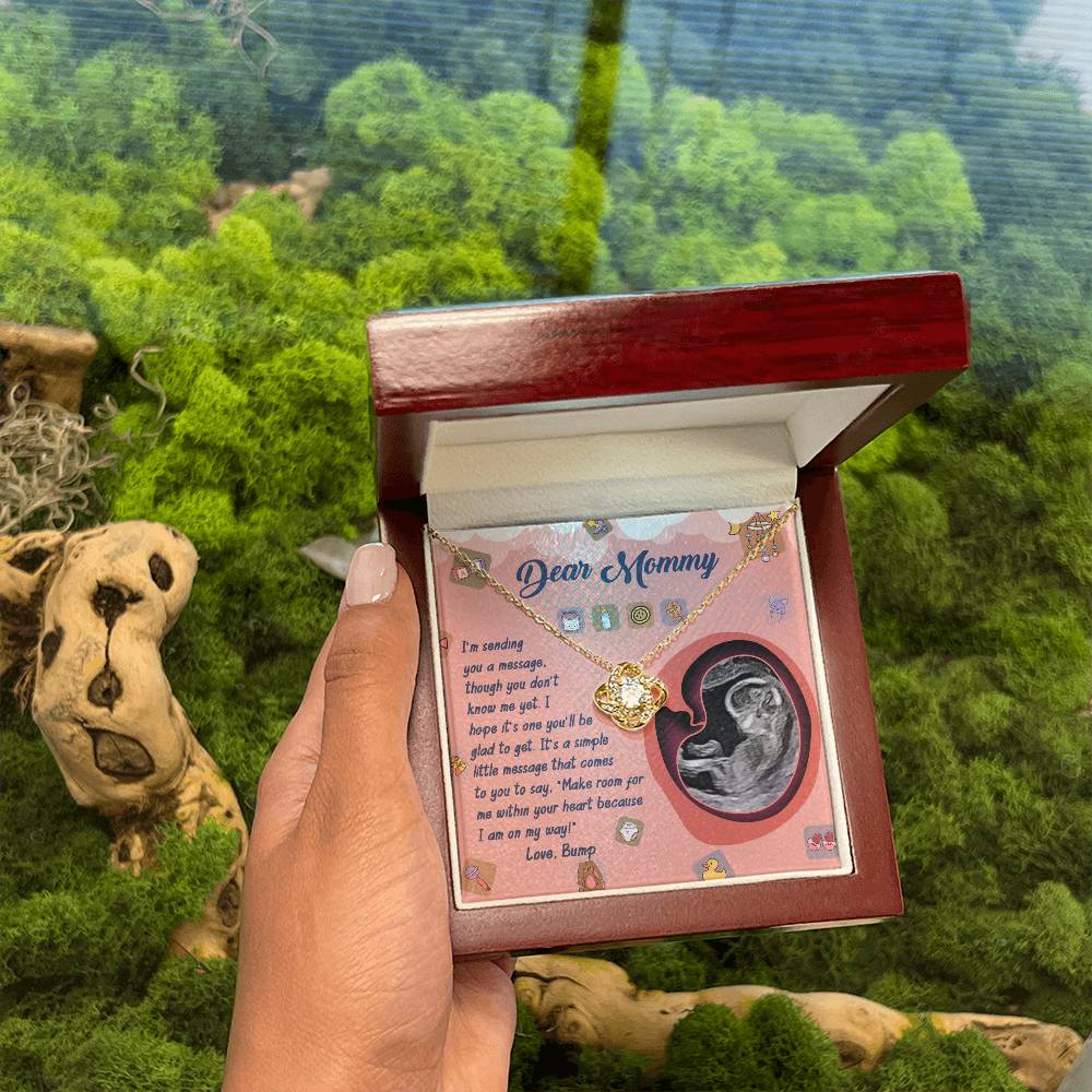 Dear Mommy I am on my way Necklace