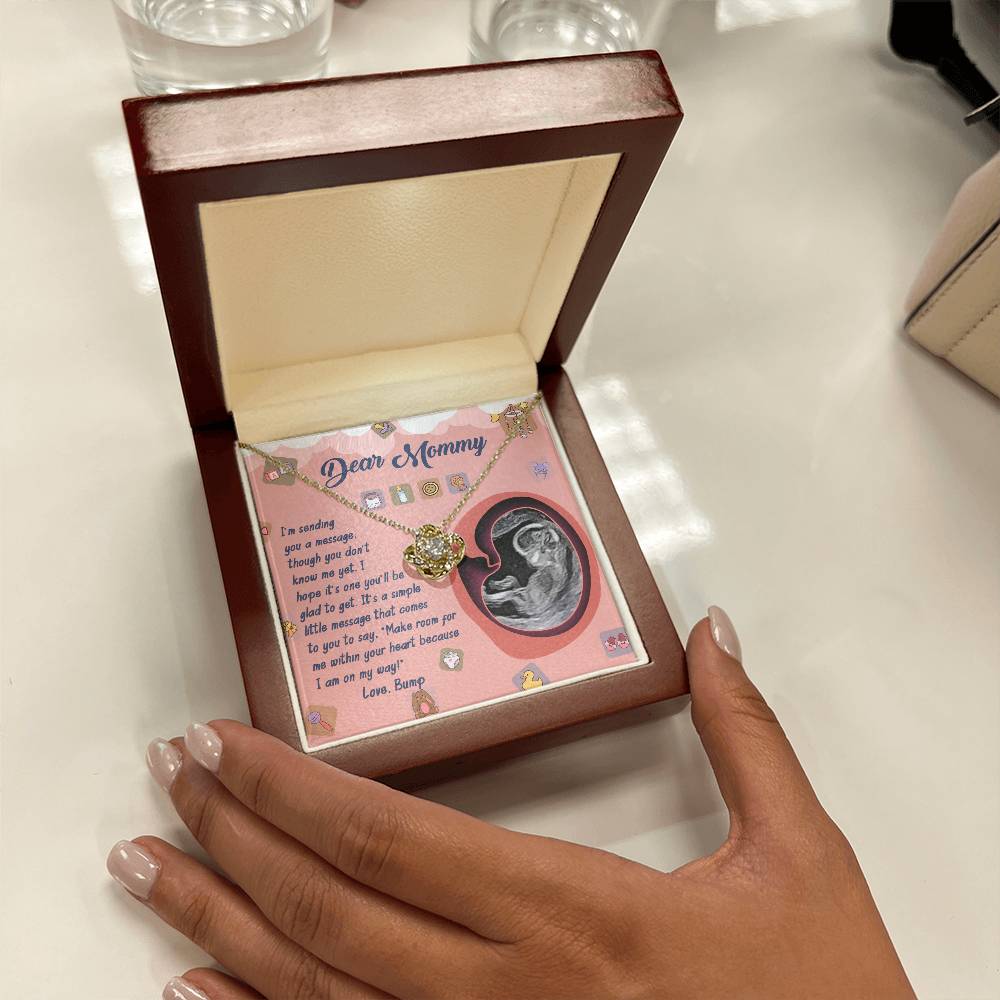 Dear Mommy I am on my way Necklace