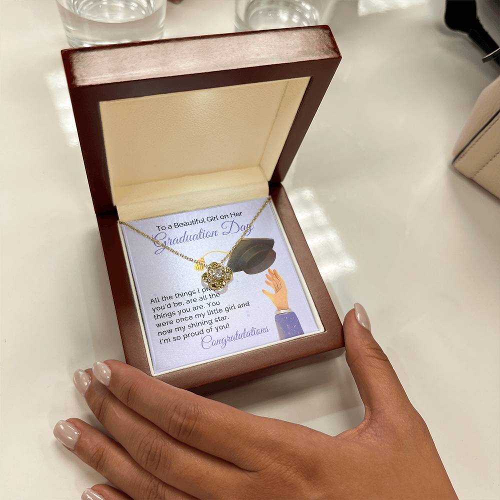 To a Beautiful Girl on her Graduation Day Necklace