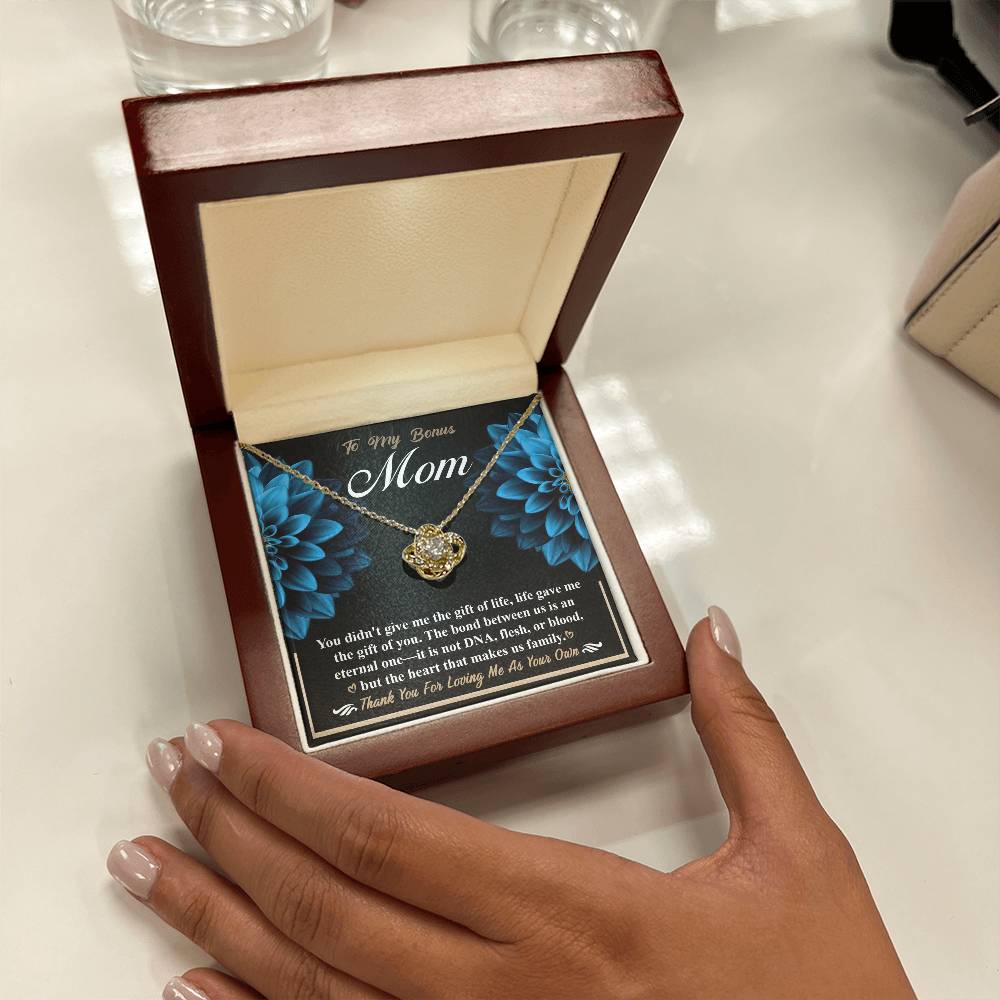 To My Bonus Mom Thank you Necklace