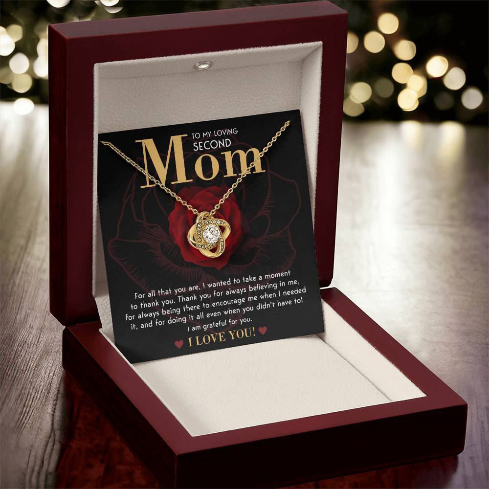 To My Loving Second Mom Necklace