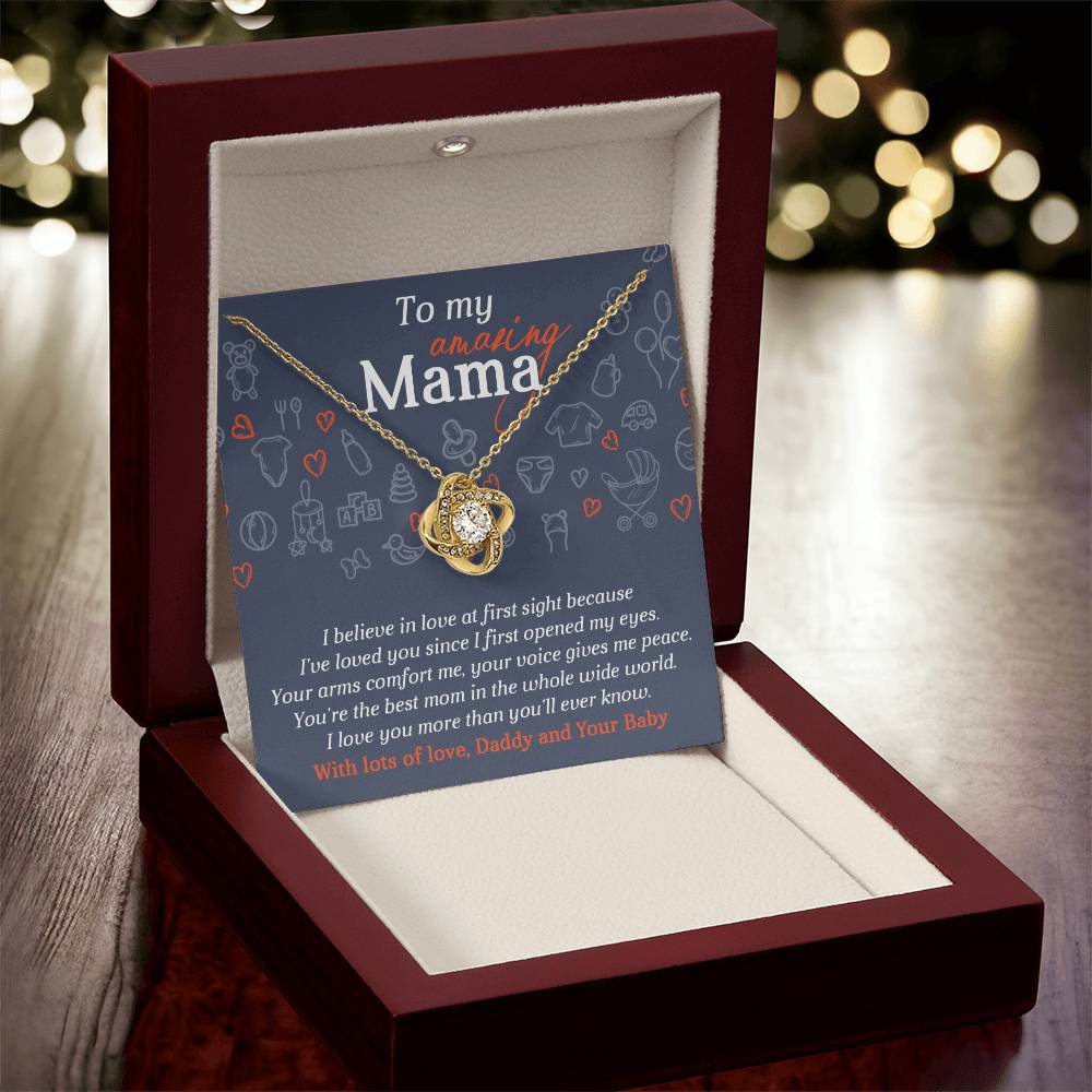 To My amazing Mama Necklace