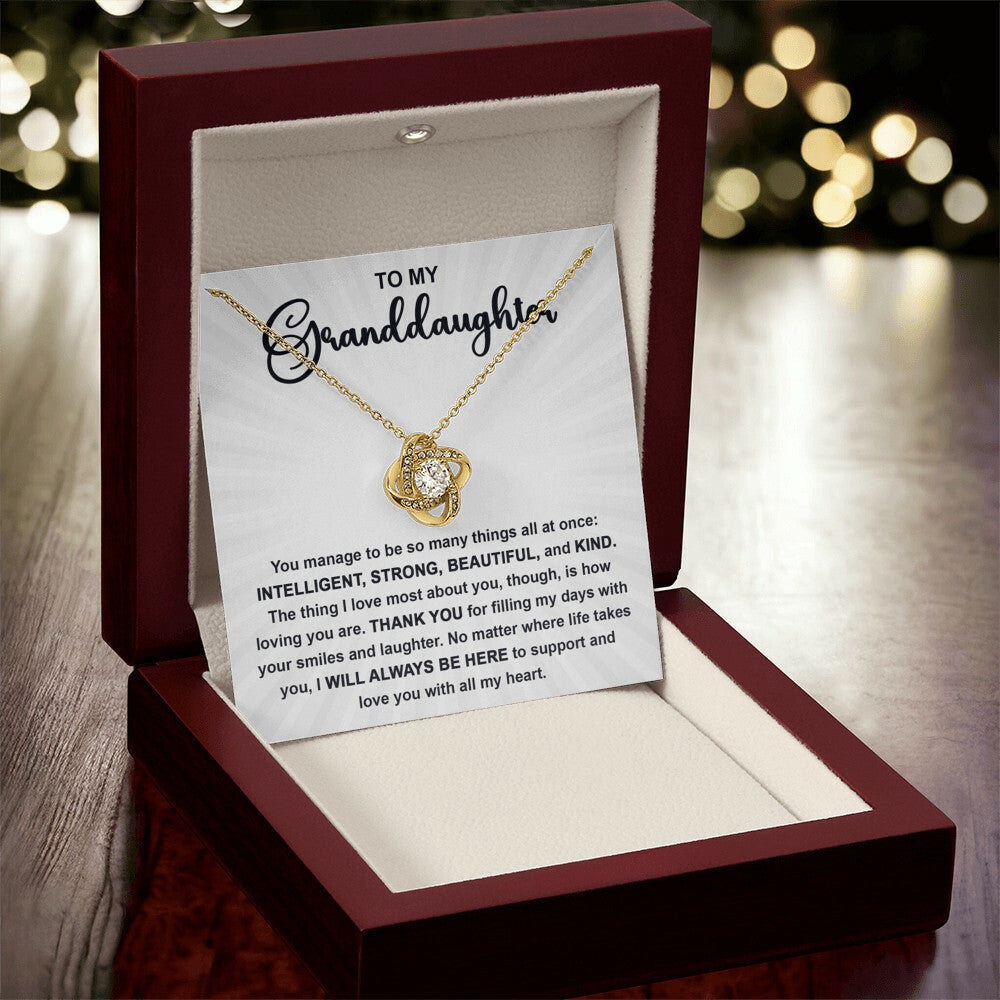 Granddaughter-The Thing Love Knot Necklace