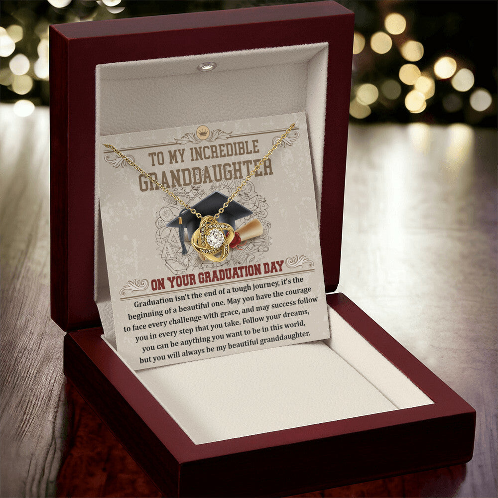 To my incredible Granddaughter Necklace